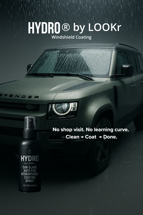 HYDRO® Hydrophobic Windshield Coating